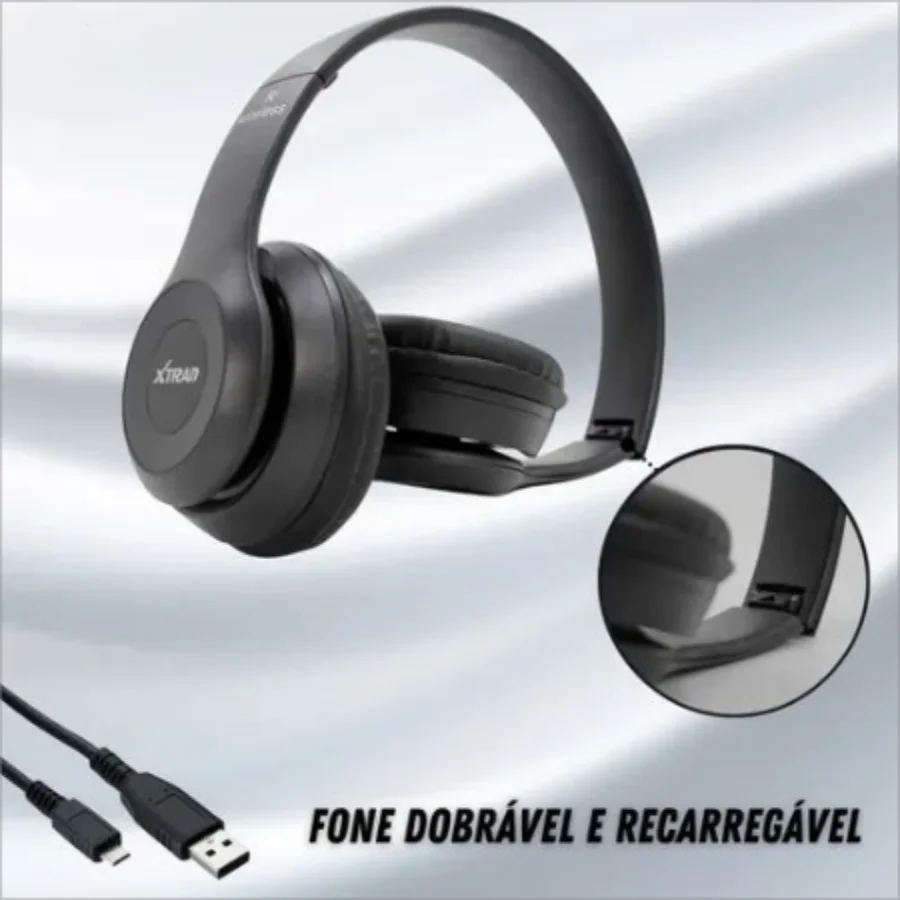 Fone De Ouvido Sem Fio Headphone Bluetooth Celular - Image 3