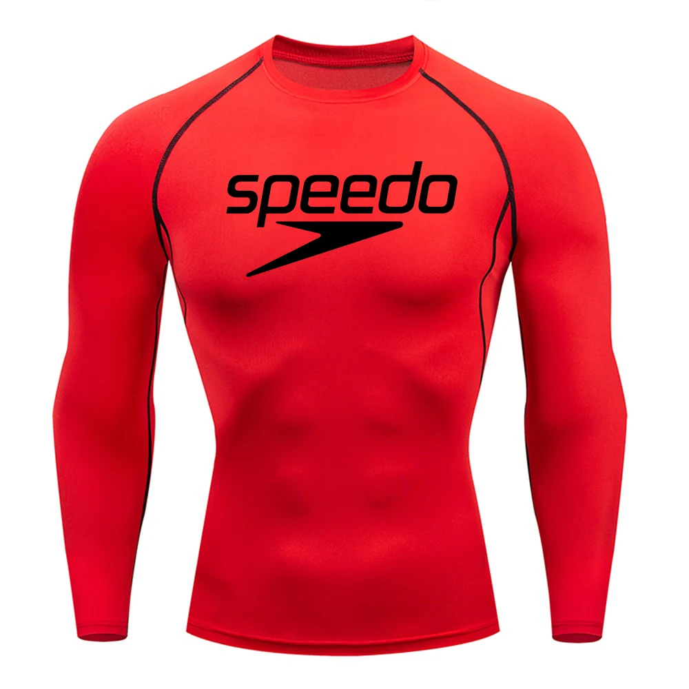 Camiseta apertada de manga curta para homens, Rash Guard, Tee Mergulho, Swimwear, Swim Floatsuit Top, UV Natação RashGuard, Evitar Medusa