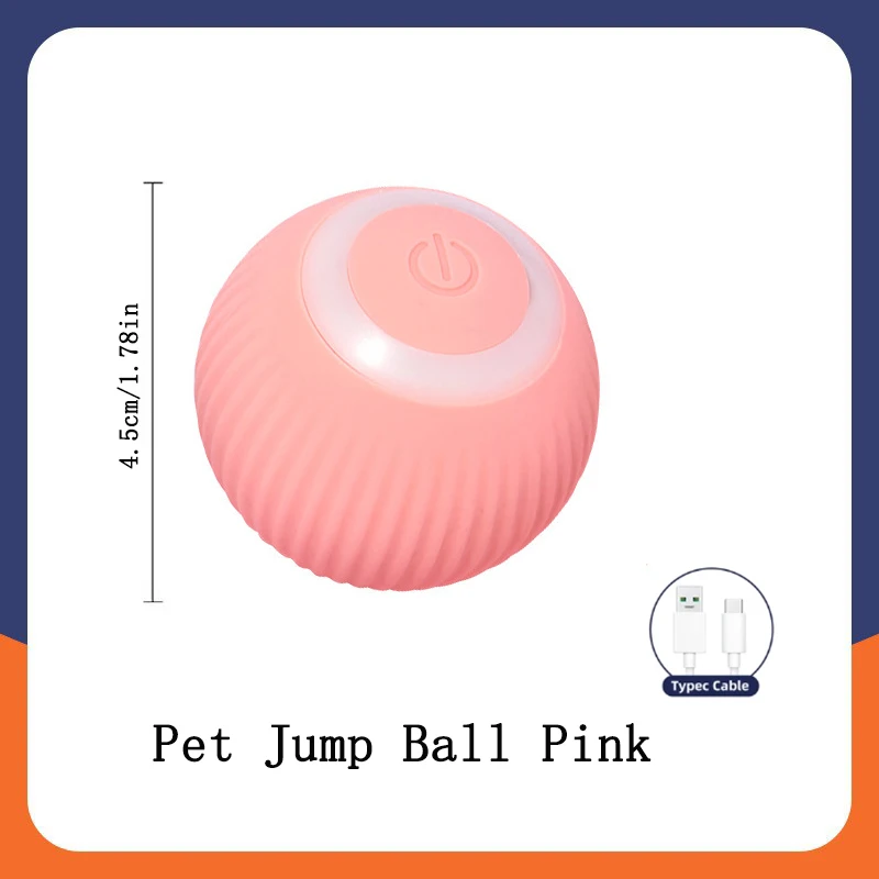 Bola de brinquedo inteligente para cachorro, brinquedo interativo eletrônico para animais de estimação, bola móvel, usb, movimento automático, saltando para filhote de cachorro, presente de aniversário, produtos para gatos - Image 14