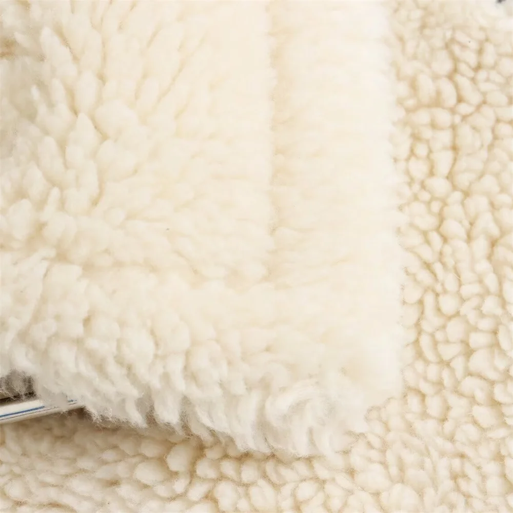 RARF-Casaco de motocicleta artificial efeito pele para mulheres, casaco estilo europeu e americano, integração pele, novo, outono, 2022 - Image 6