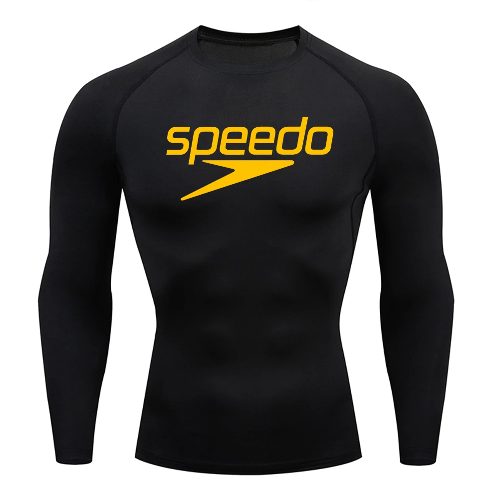 Camiseta apertada de manga curta para homens, Rash Guard, Tee Mergulho, Swimwear, Swim Floatsuit Top, UV Natação RashGuard, Evitar Medusa - Image 2