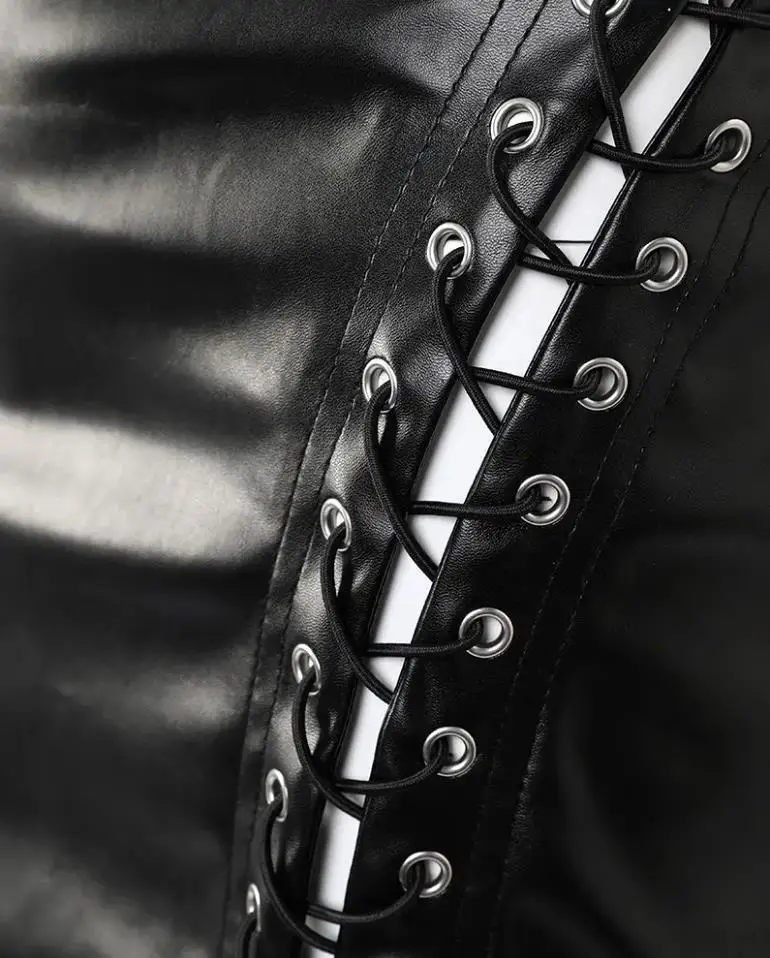 saia sexy preto hip lift magro mini vestido de festa clube streetwear - Image 4