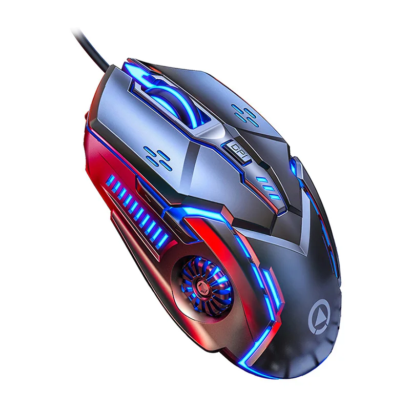 Mouse com fio ergonômico, RGB Mute, LED retroiluminado, 3200dpi, 6 botões, G5, USB, Mecânico, PC, Laptop, Computer Gamer - Image 6